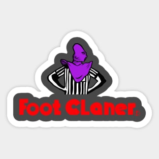 Foot Claner Sticker